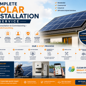 Complete Solar Installation Service