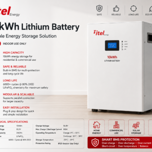 Itel 10kWh Lithium Battery IP20